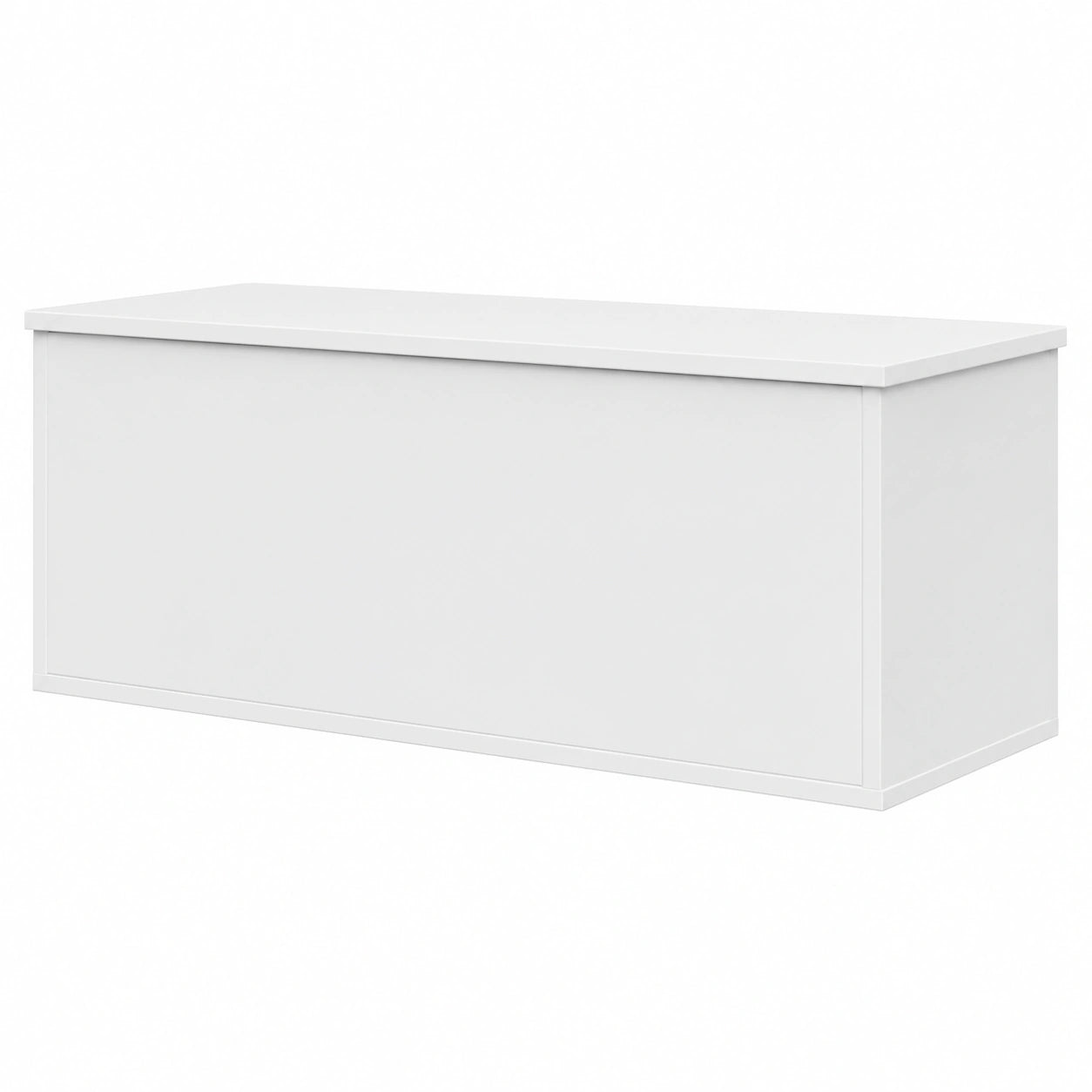 Tomostar Holztruhe, vielseitige Aufbewahrungsbank, Weiß, 90x35x35 cm
