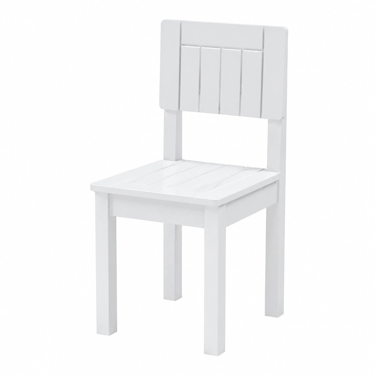 KHG Kindersessel 2er-Set, Weiß, Landhausstil, Kinderzimmer, Leicht zu Reinigen, Robuste Bauweise, Kindgerechte Sitzhöhe