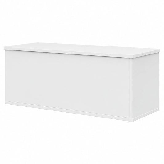 Tomostar Holztruhe, vielseitige Aufbewahrungsbank, Weiß, 90x35x35 cm