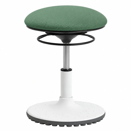 Verstellbarer Kinderhocker Move Kids in Mintgrün, drehbarer Sitz, Sitzhöhe 39-47 cm