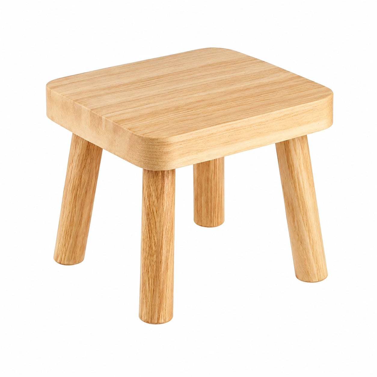 Youyijia Kindertritt aus Holz, Multifunktionaler Hocker, Pflanzenständer 25x23x21 cm, Ideal für Küche, Bad und Schlafzimmer
