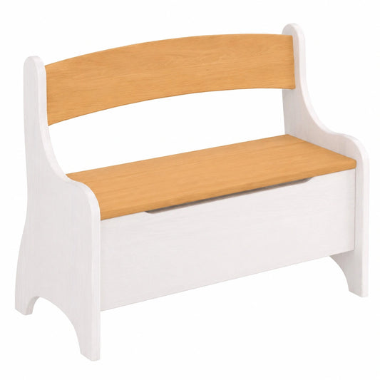 Kindersitzbank Levin mit Geheimfach aus zertifiziertem Holz, 70x36x55 cm