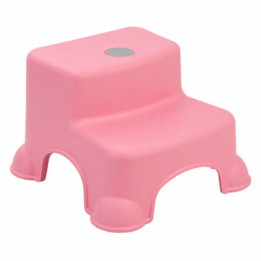 Babyjem Kinder Tritthocker mit rutschfesten Füßen und Stufen, Rosa