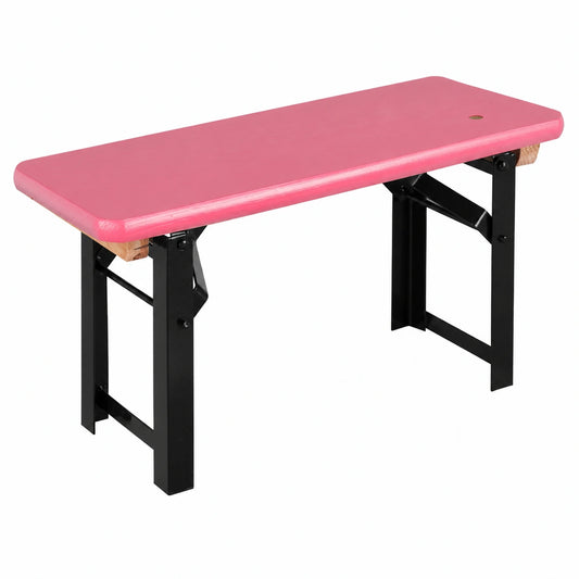 Stagecaptain BB-55 Miniatur Bierzeltbank in Pink - Dekorative Sitzbank für Buffet