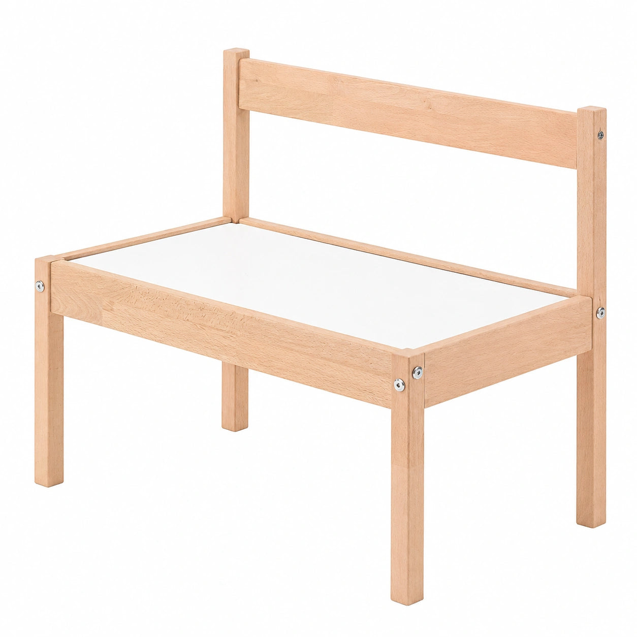 reer Playtime Sitzbank für Kinderzimmer, Weiß - Funktionales Design für Kinder