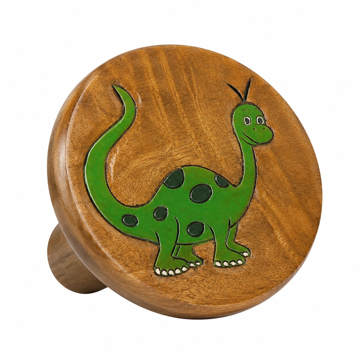 Kinderhocker aus Massivholz im Dinosaurier-Design - Vielseitig und Robust